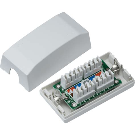 cat5e cat6 junction box|telephone junction box screwfix.